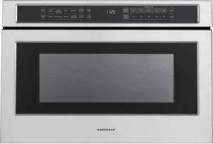 Front view of the Monogram ZWL1126SRSS drawer microwave